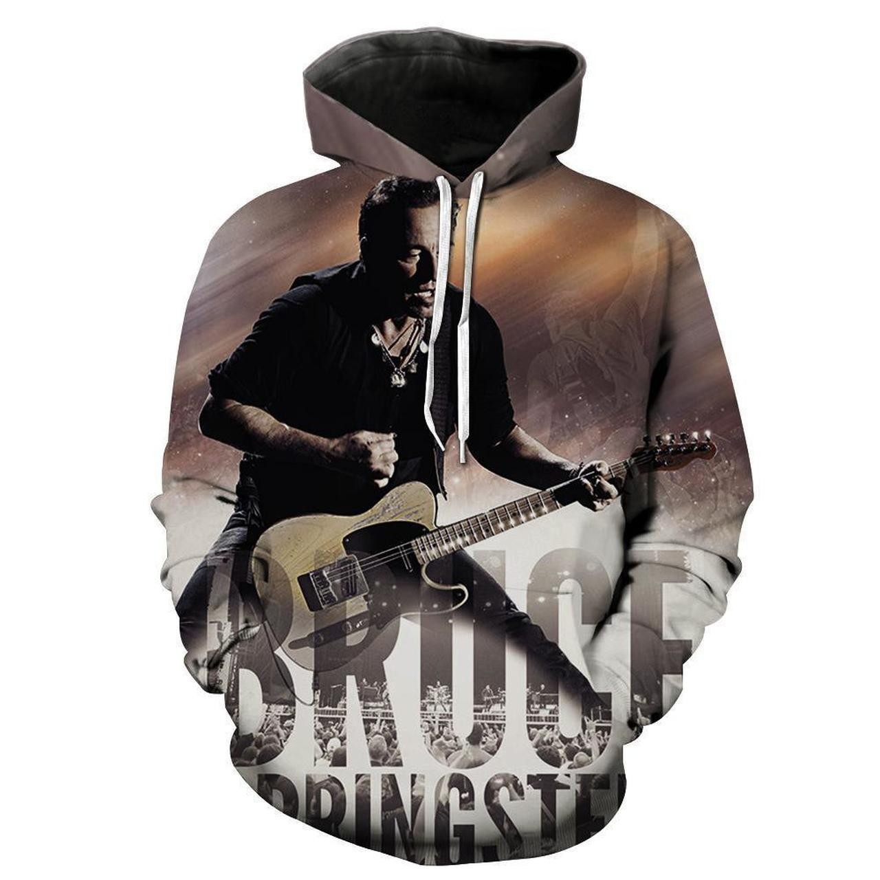 Bruce Springsteen 3D All Over Print Hoodie, Zip Hoodie
