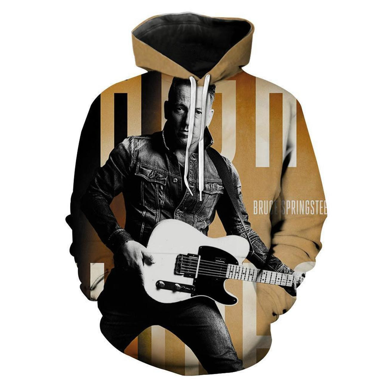 Bruce Springsteen 3D All Over Print Hoodie, Zip Hoodie