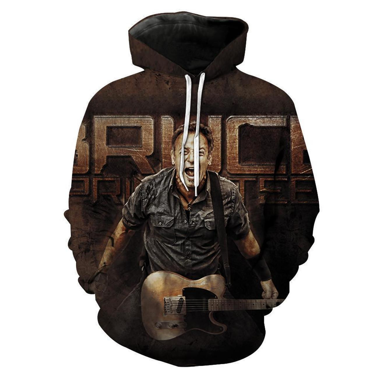 Bruce Springsteen 3D All Over Print Hoodie, Zip Hoodie