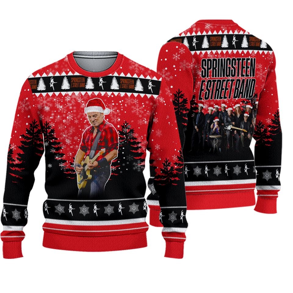 Bruce Springsteen 3D Ugly Sweater