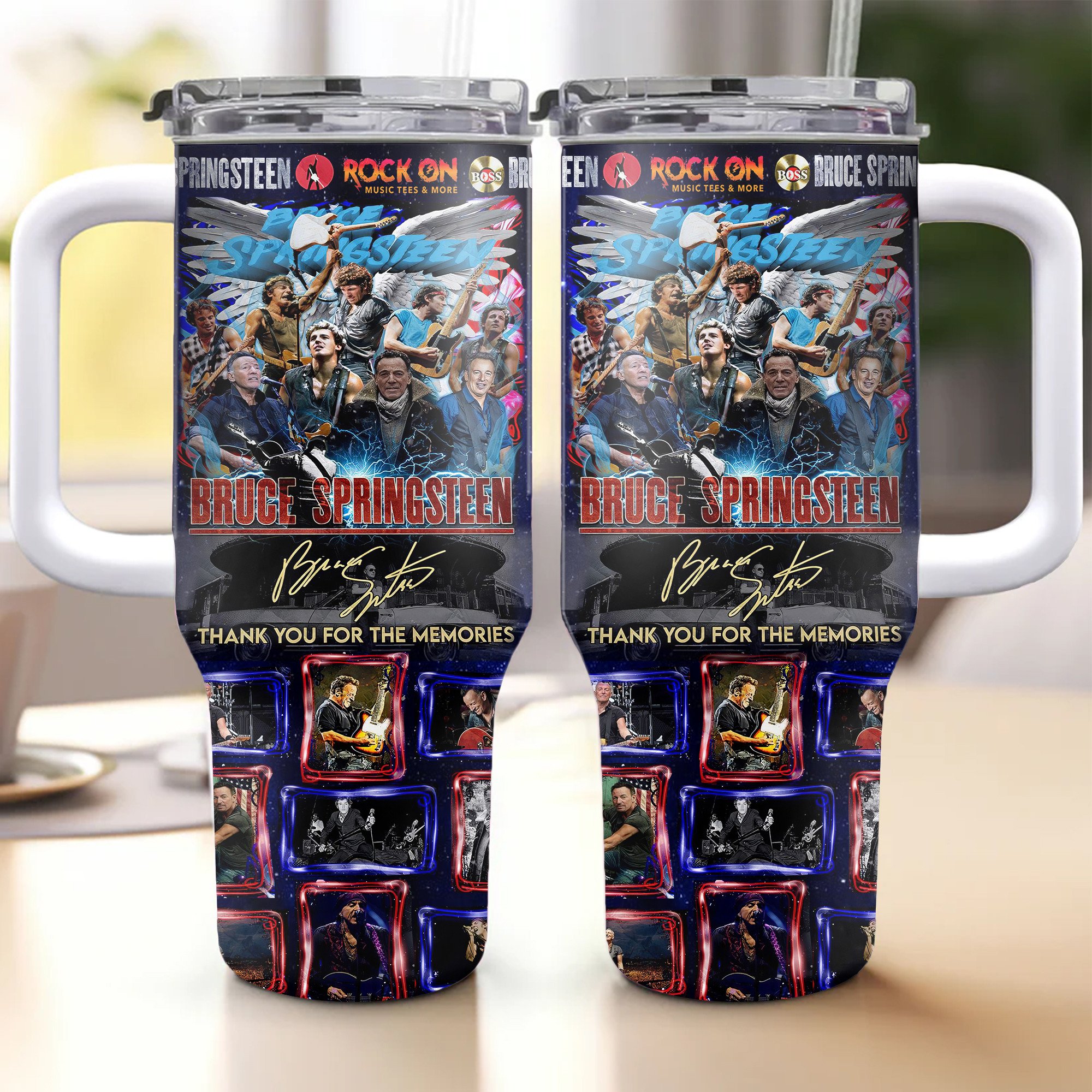 Bruce Springsteen Music Custom Stanley Cup 40 oz 30 oz Tumbler With HandleTVC2301801