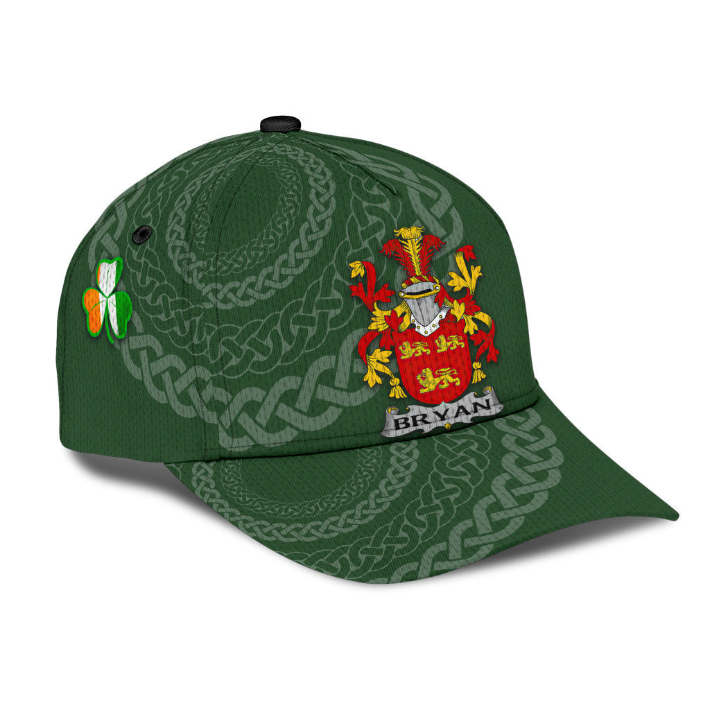 Bryan Coat Of Arms - Irish Family Crest St Patrick'S Day Hat Classic Cap Trucker Hats Custom Hats Gifts For Men & Women