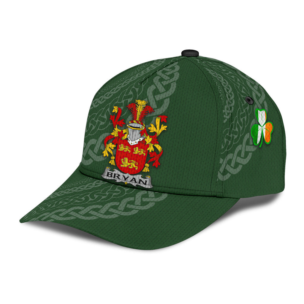 Bryan Coat Of Arms - Irish Family Crest St Patrick'S Day Hat Classic Cap Trucker Hats Custom Hats Gifts For Men & Women