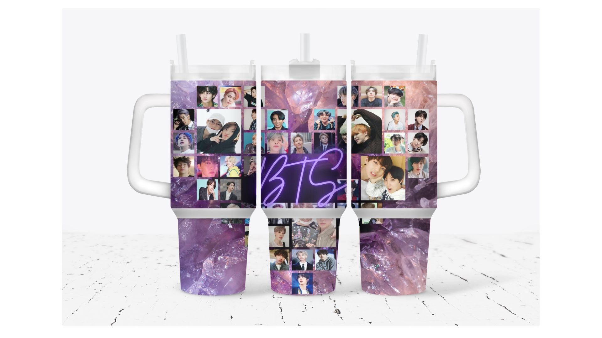 BTS Bangtan Boys Music Custom Stanley Cup 40 oz 30 oz Tumbler With HandleTVC2301931