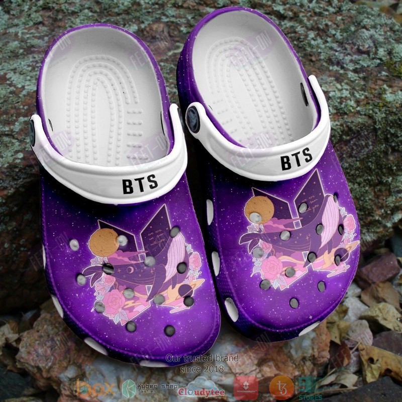 BTS Music Crocs Crocband Clogs Shoes Comfortable For Men Women and Kids