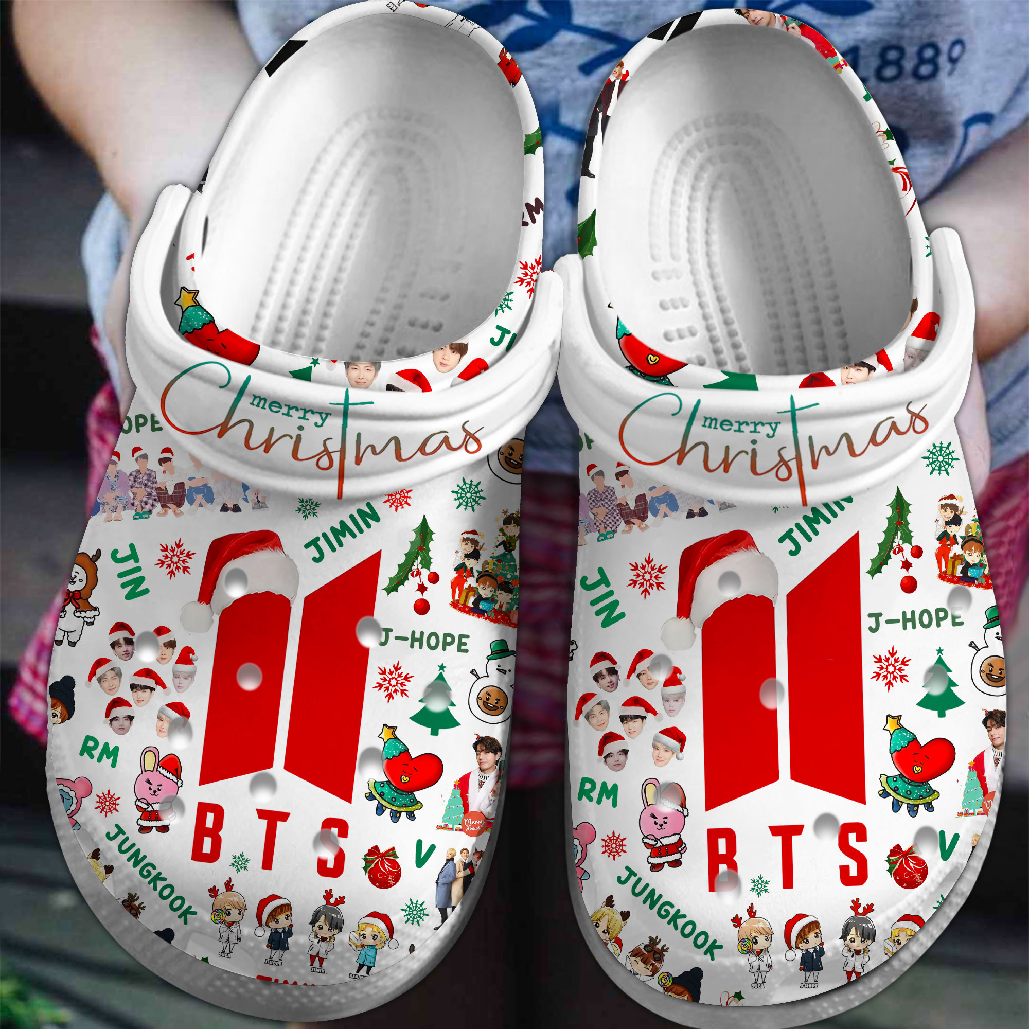 BTS Music Crocs Crocband Clogs Shoes Comfortable For Men Women and Kids