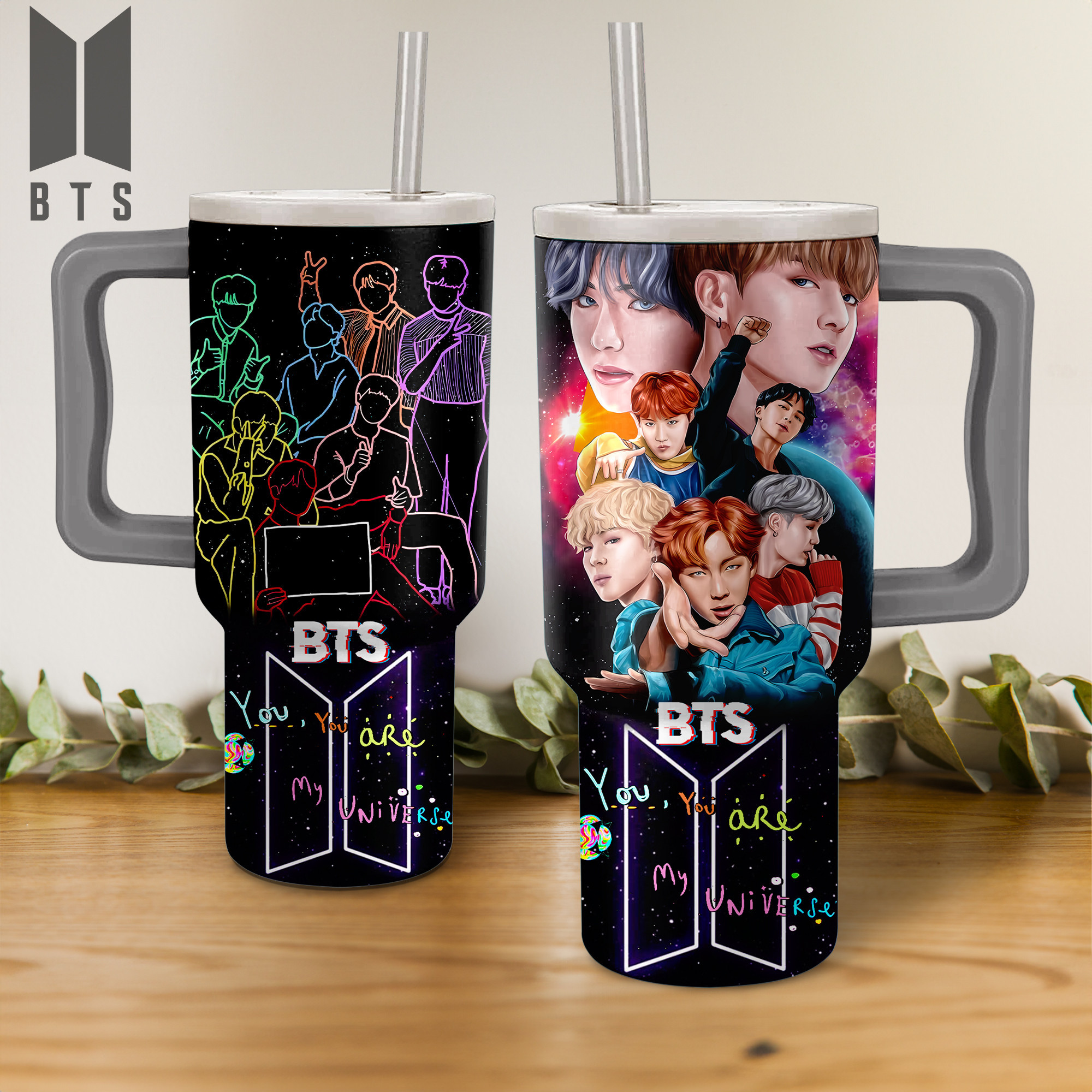 BTS Music Custom Stanley Cup 40 oz 30 oz Tumbler With HandleTVC2301153
