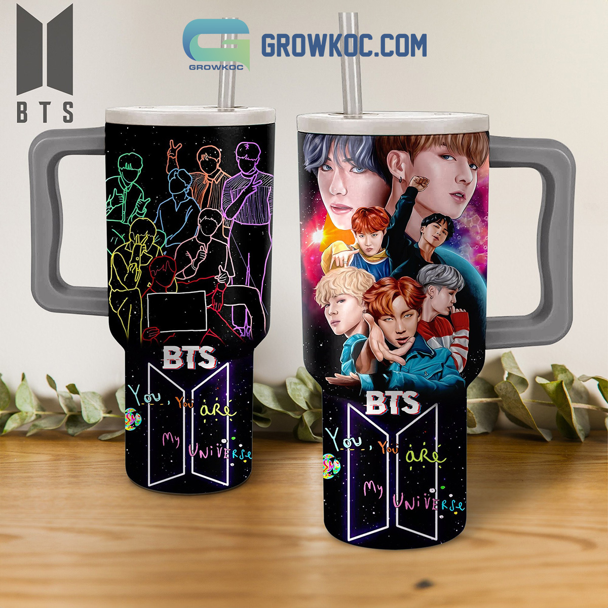BTS Music Custom Stanley Cup 40 oz 30 oz Tumbler With HandleTVC2301848