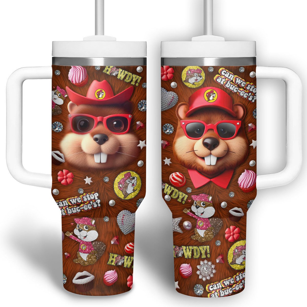 Bucee Cartoon Custom Stanley Cup 40 oz 30 oz Tumbler With HandleTVC2301308