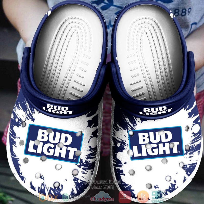 Bud Light Beer Crocs Crocband Clogs Shoes Comfortable For Men Women and Kids