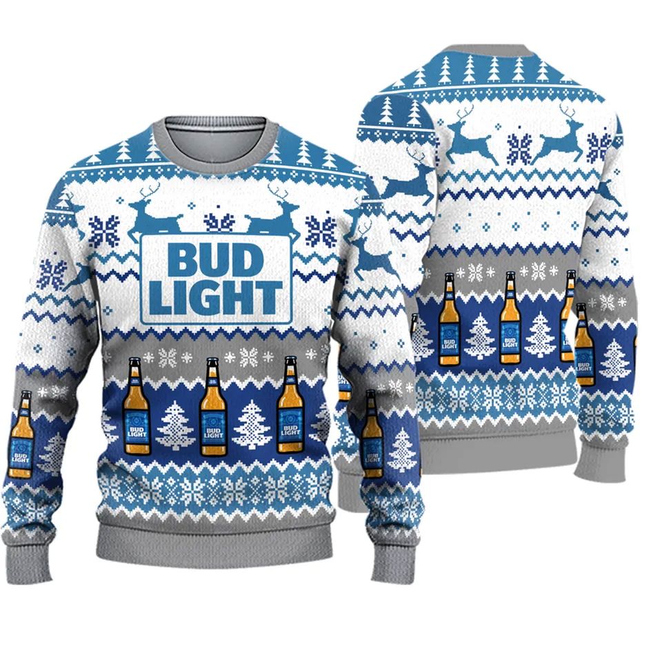 Bud Light Beer Ugly Sweater