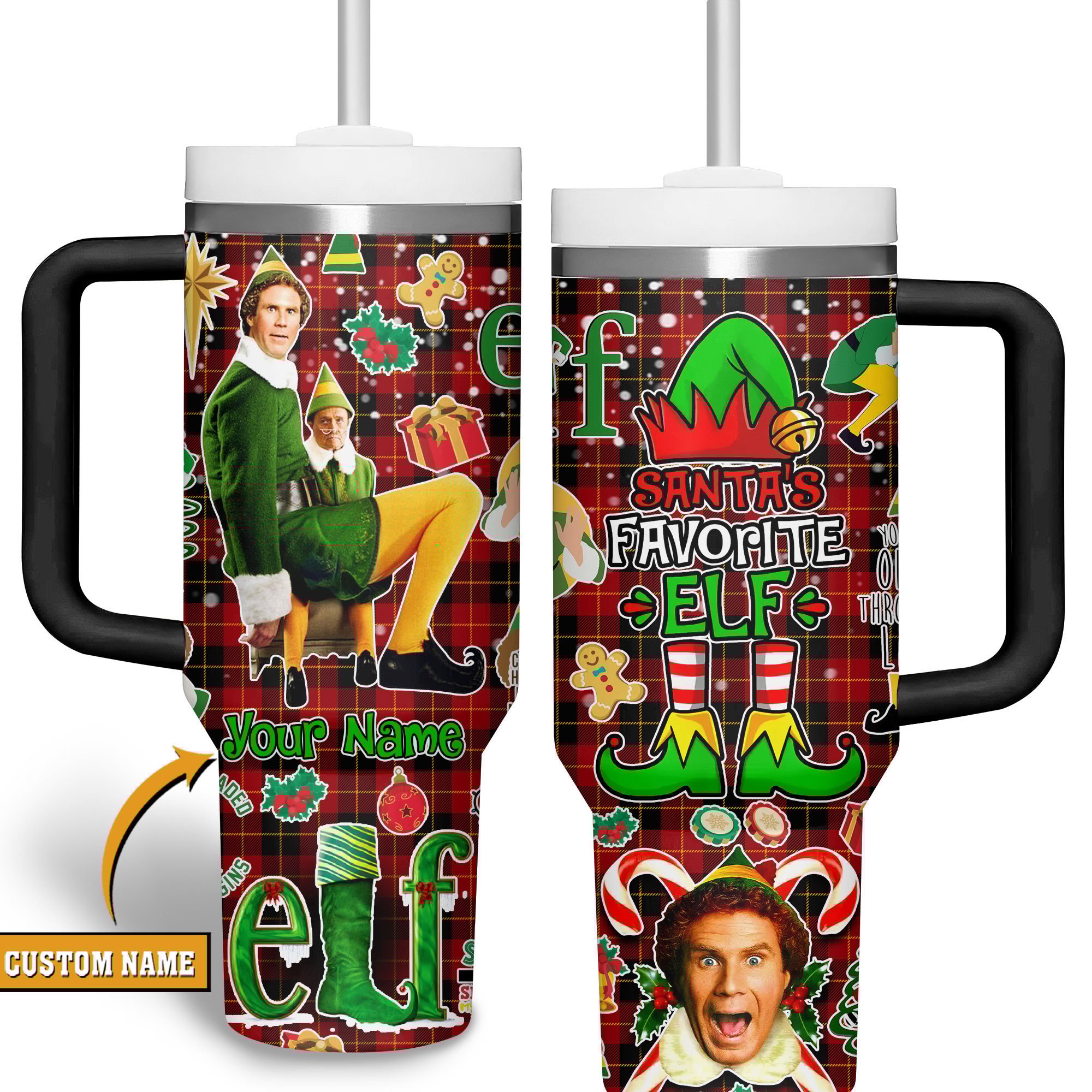 Buddy Elf Movies Custom Stanley Cup 40 oz 30 oz Tumbler With HandleTVC2301278