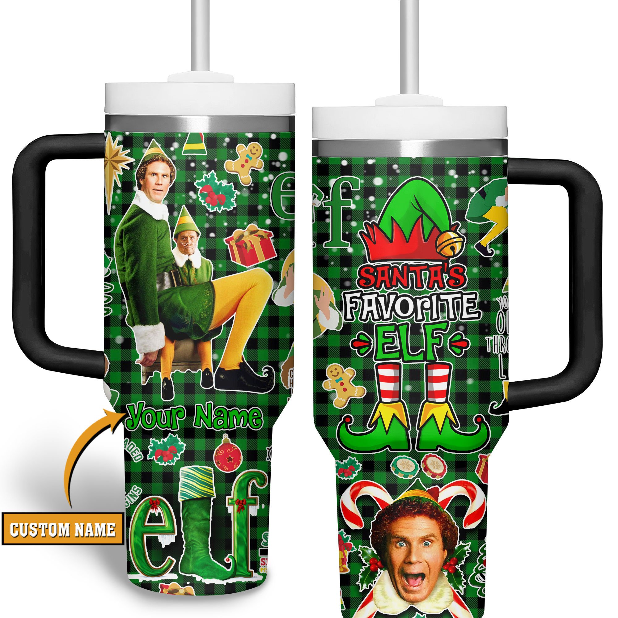 Buddy Elf Movies Custom Stanley Cup 40 oz 30 oz Tumbler With HandleTVC2301278