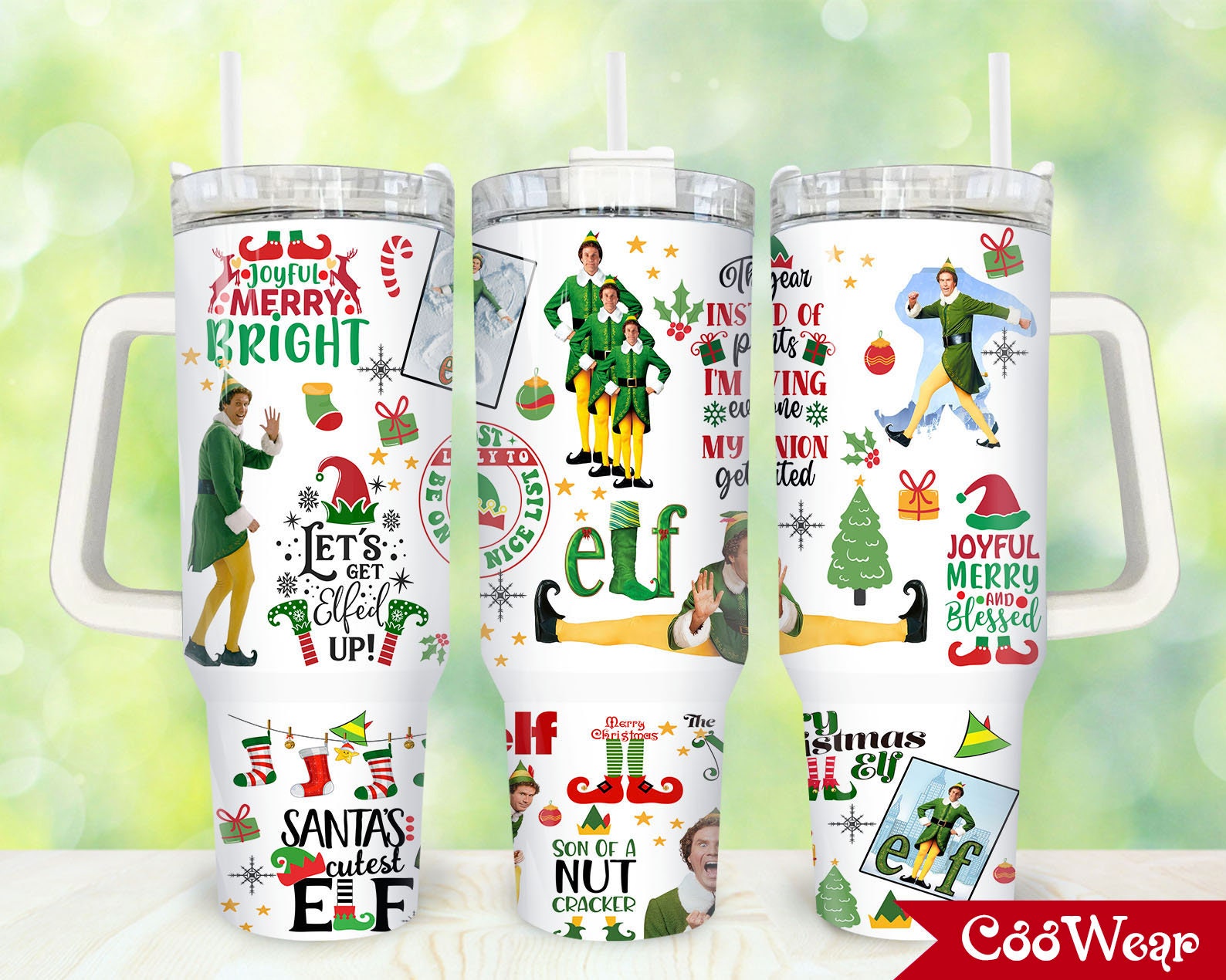 Buddy Elf Movies Custom Stanley Cup 40 oz 30 oz Tumbler With HandleTVC2301870