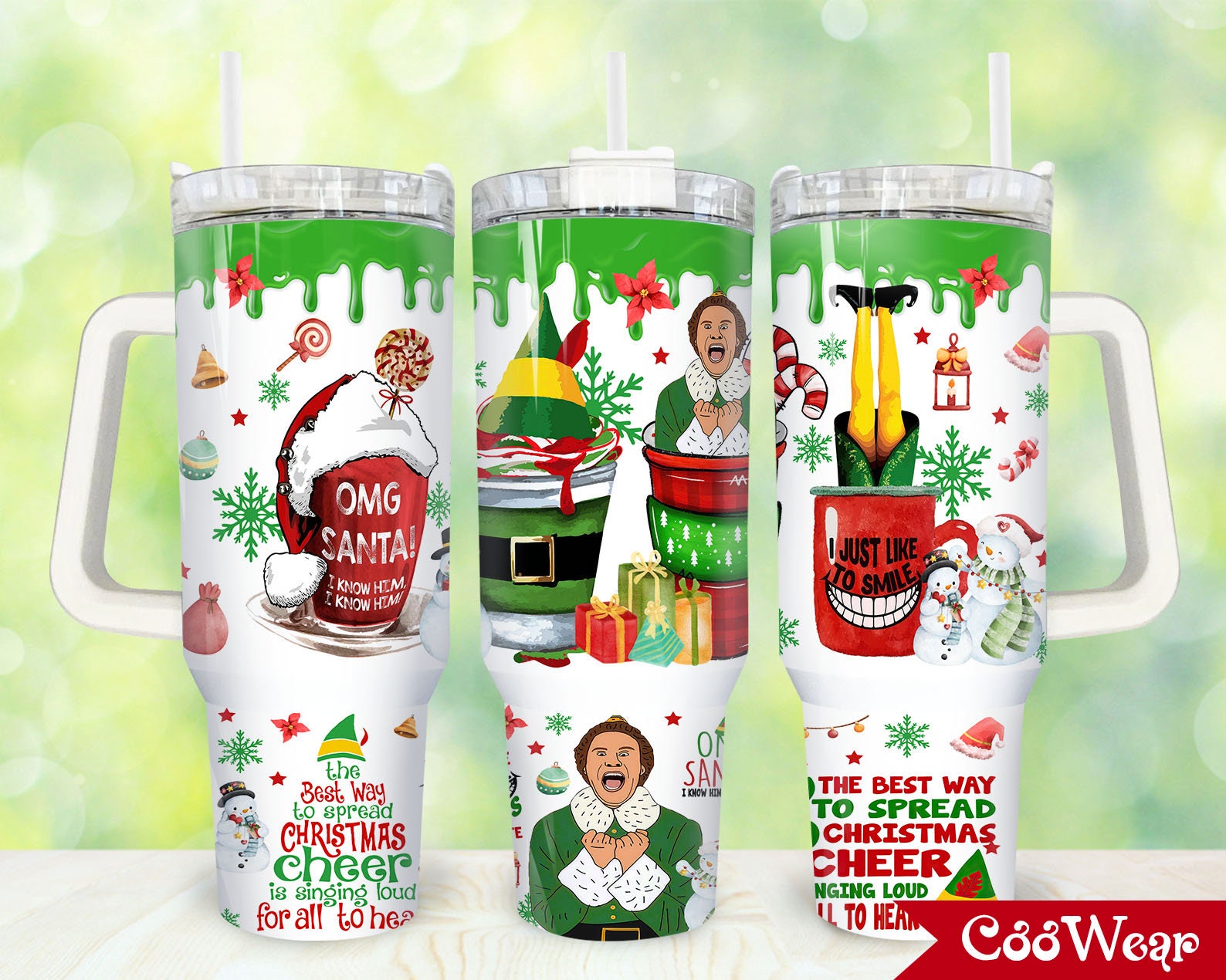 Buddy Elf Movies Custom Stanley Cup 40 oz 30 oz Tumbler With HandleTVC2301876