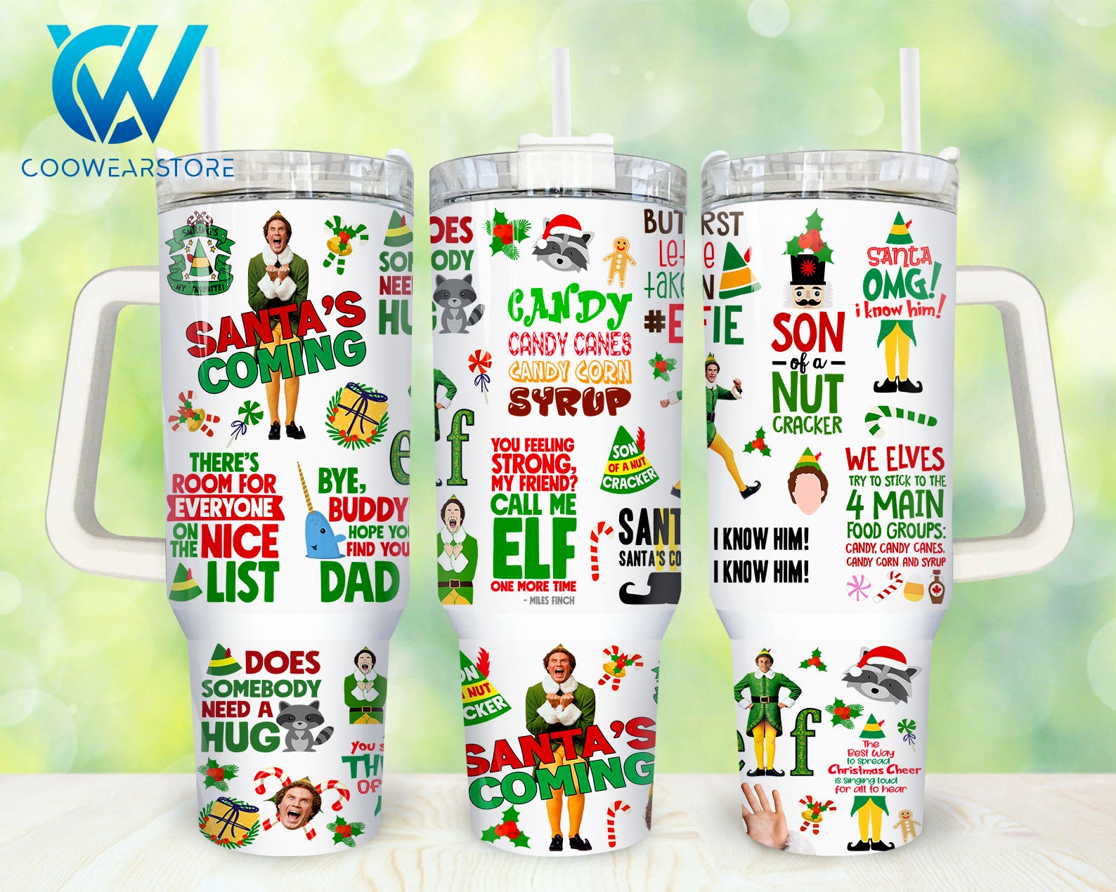 Buddy Elf Movies Custom Stanley Cup 40 oz 30 oz Tumbler With HandleTVC2301877