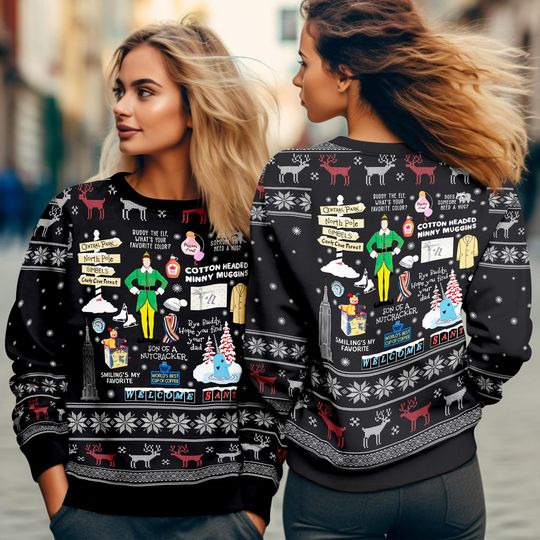 Buddy the Elf Ugly Christmas Sweater - Image 8