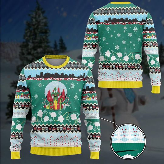 Buddy The Elf Ugly Christmas Sweater, Buddy Hobbs Elf Christmas Movie Ugly Sweater - Image 6