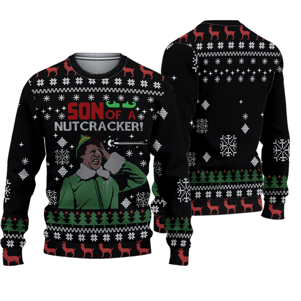 Buddy the Elf Vintage Ugly Christmas Sweater