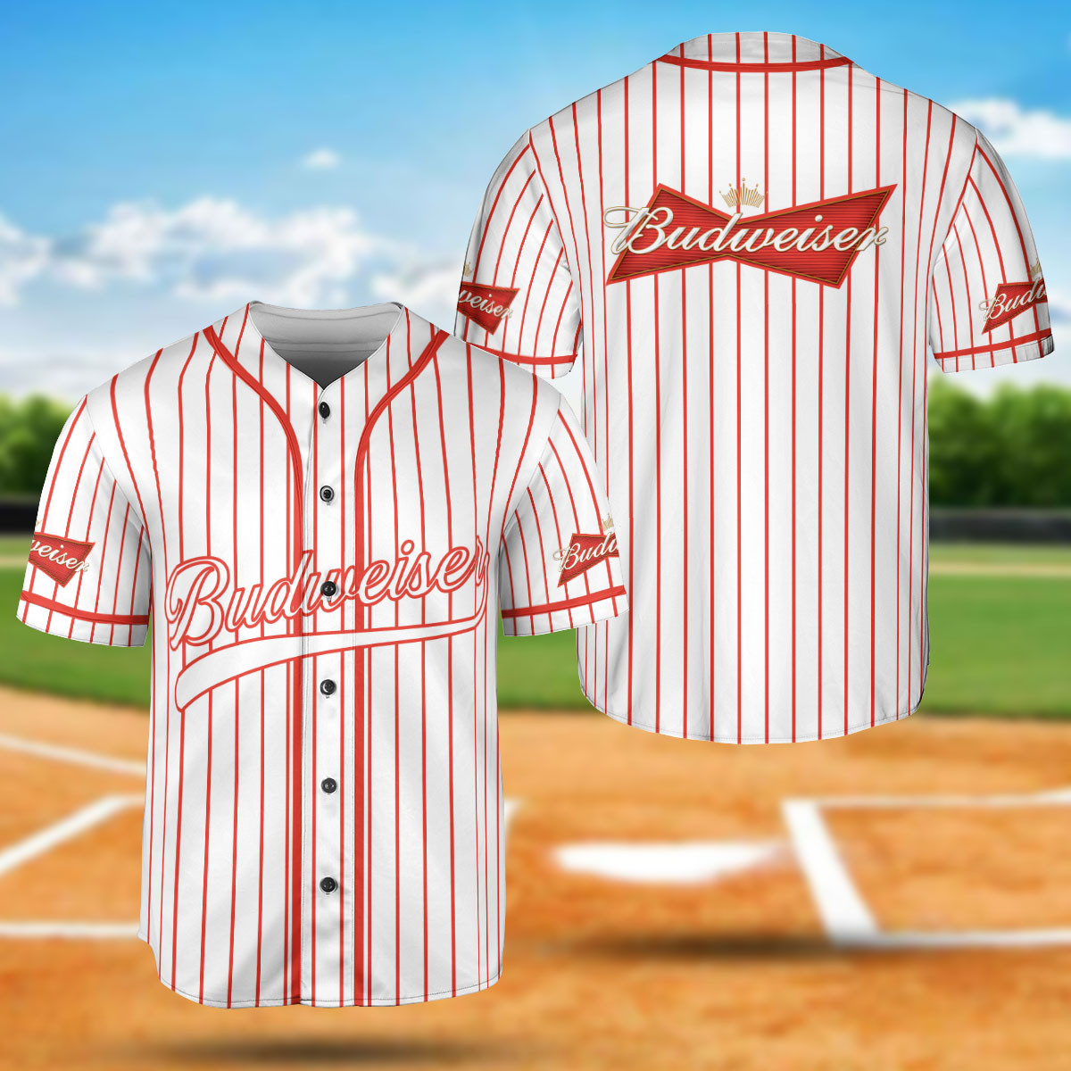 Budweiser Beer Baseball Jersey Beer Budweiser Light Shirt Baseball Jersey Collection