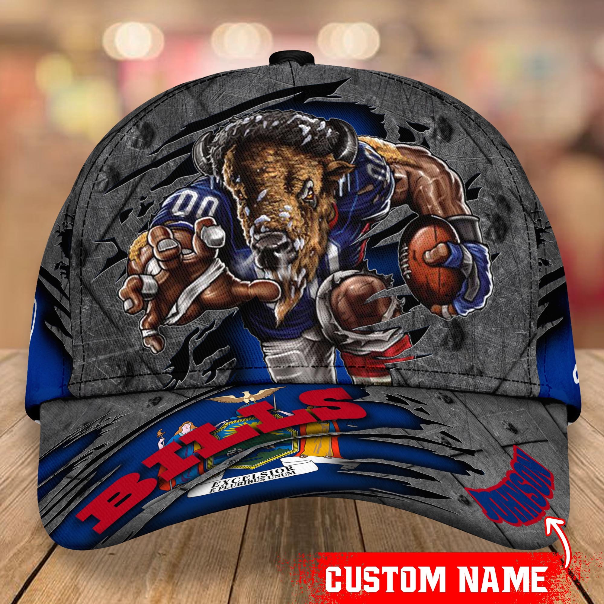 Buffalo Bills Custom Name Classic Caps Trucker Hats Custom Hats Gifts For Men & Women