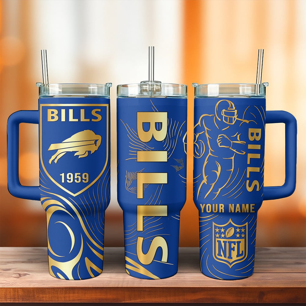 Buffalo Bills NFL Custom Stanley Cup 40 oz 30 oz Tumbler With HandleTVC230196 - Image 2