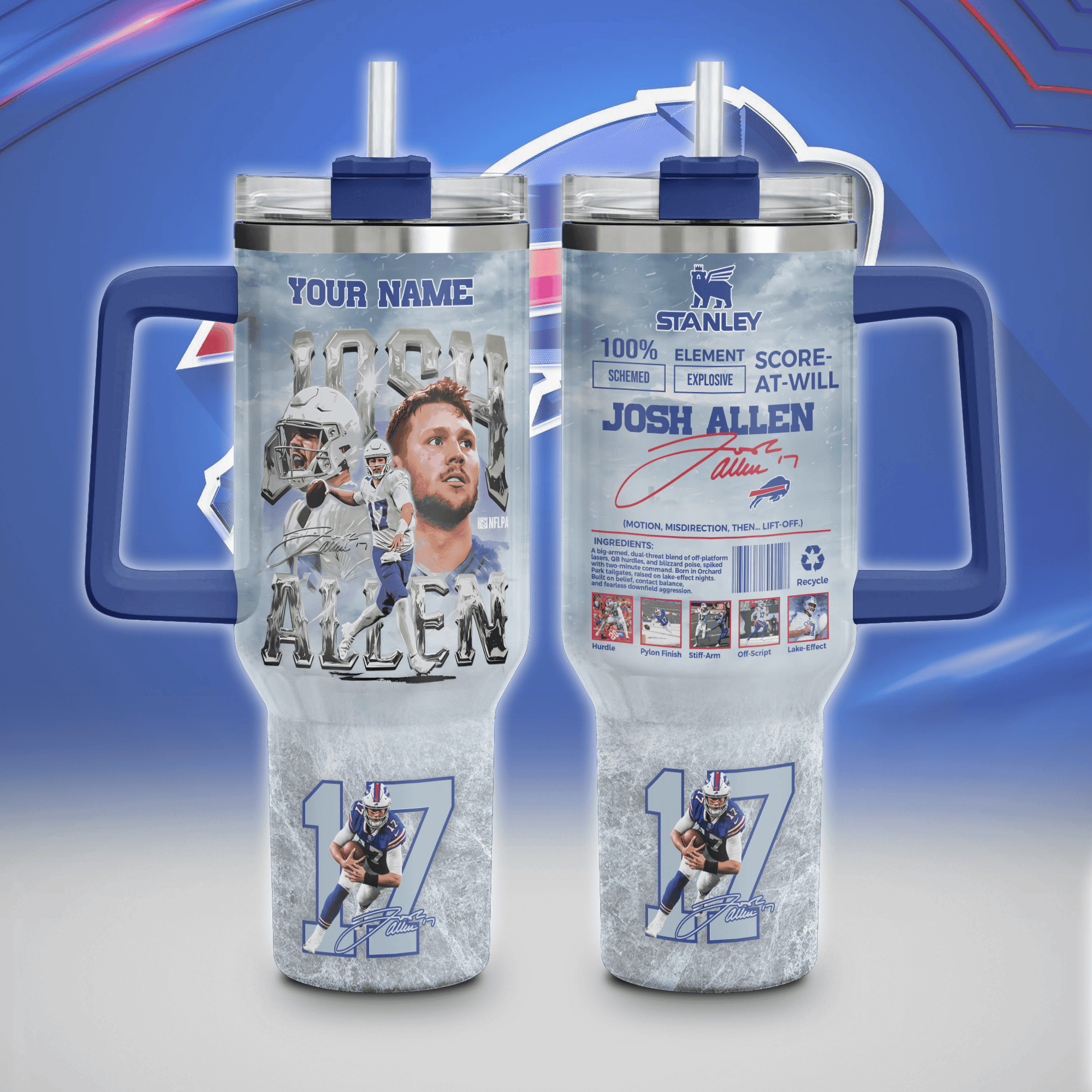 Buffalo Bills NFL Custom Stanley Cup 40 oz 30 oz Tumbler With HandleTVC230198