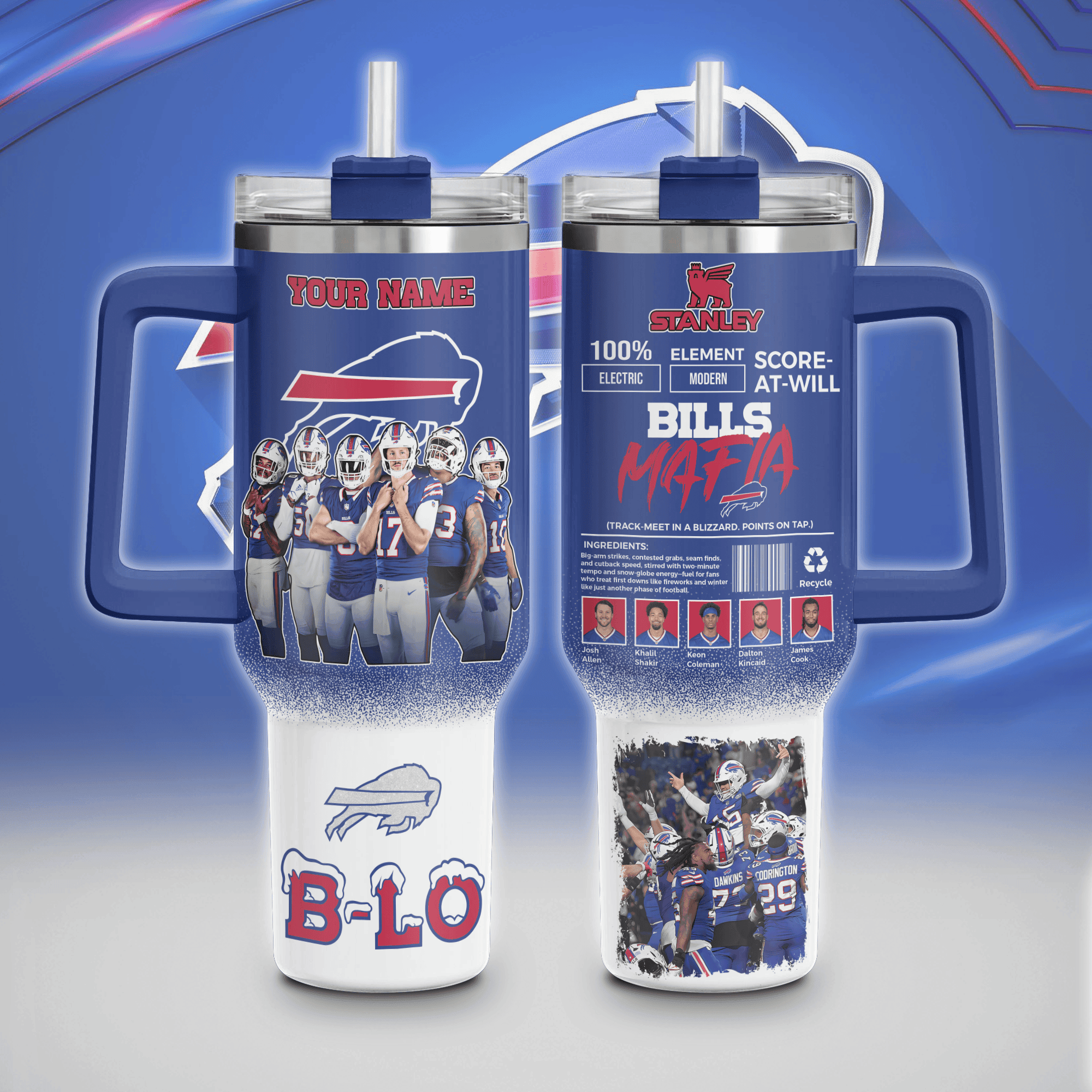 Buffalo Bills NFL Custom Stanley Cup 40 oz 30 oz Tumbler With HandleTVC230198