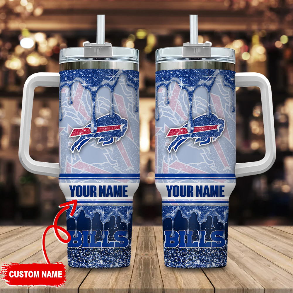Buffalo Bills NFL Glitter Custom Stanley Cup 40 oz 30 oz Tumbler With HandleTVC230143