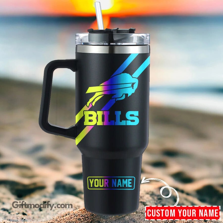 Buffalo Bills NFL Hologram Logo Custom Stanley Cup 40 oz 30 oz Tumbler With HandleTVC2301183