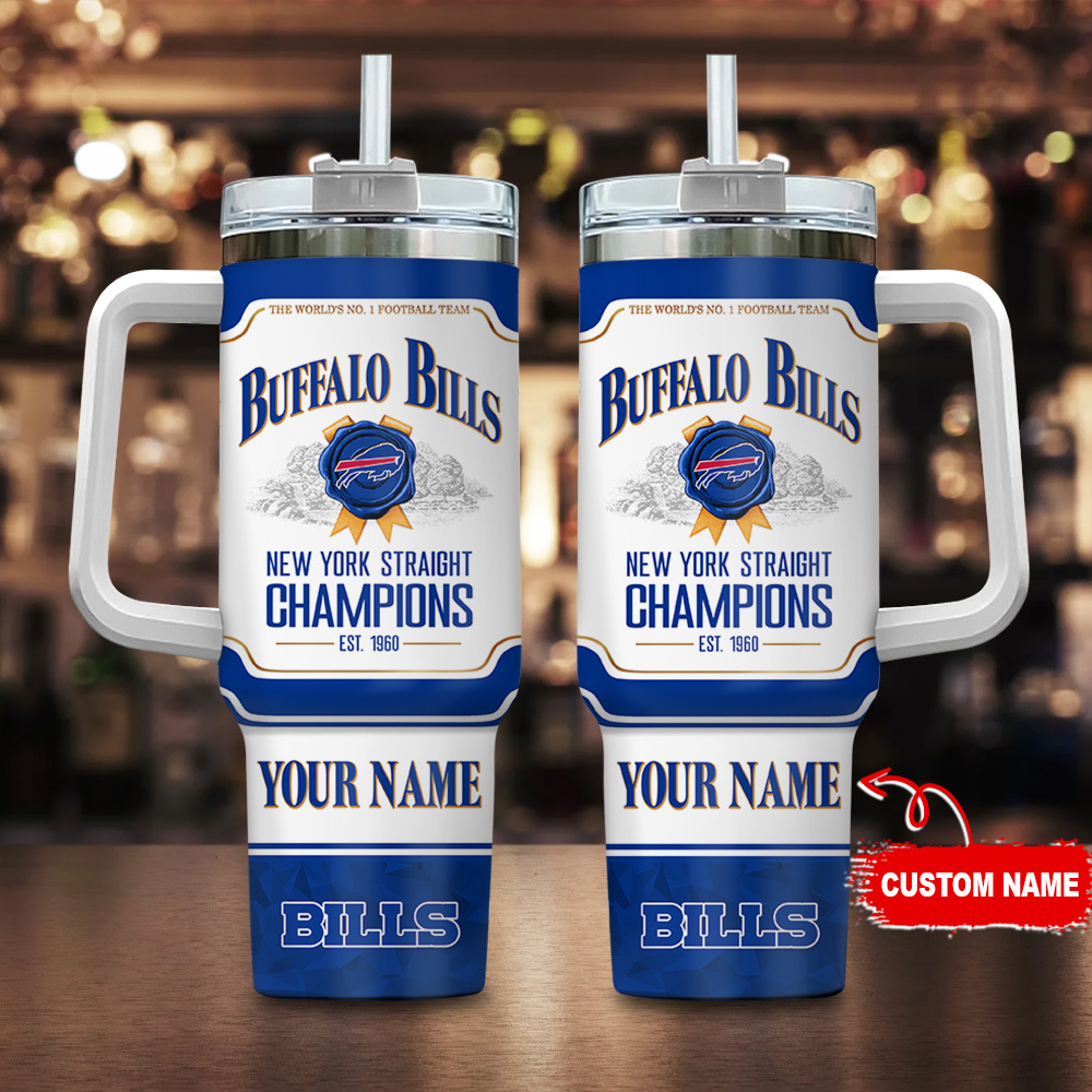 Buffalo Bills NFL Jim Beam Custom Stanley Cup 40 oz 30 oz Tumbler With HandleTVC230125