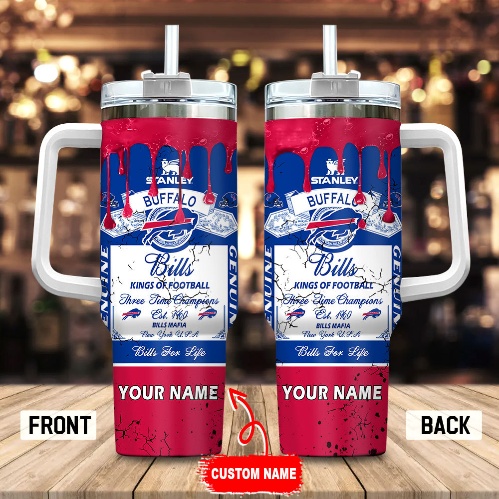 Buffalo Bills NFL Kings Of Football Custom Stanley Cup 40 oz 30 oz Tumbler With HandleTVC230154