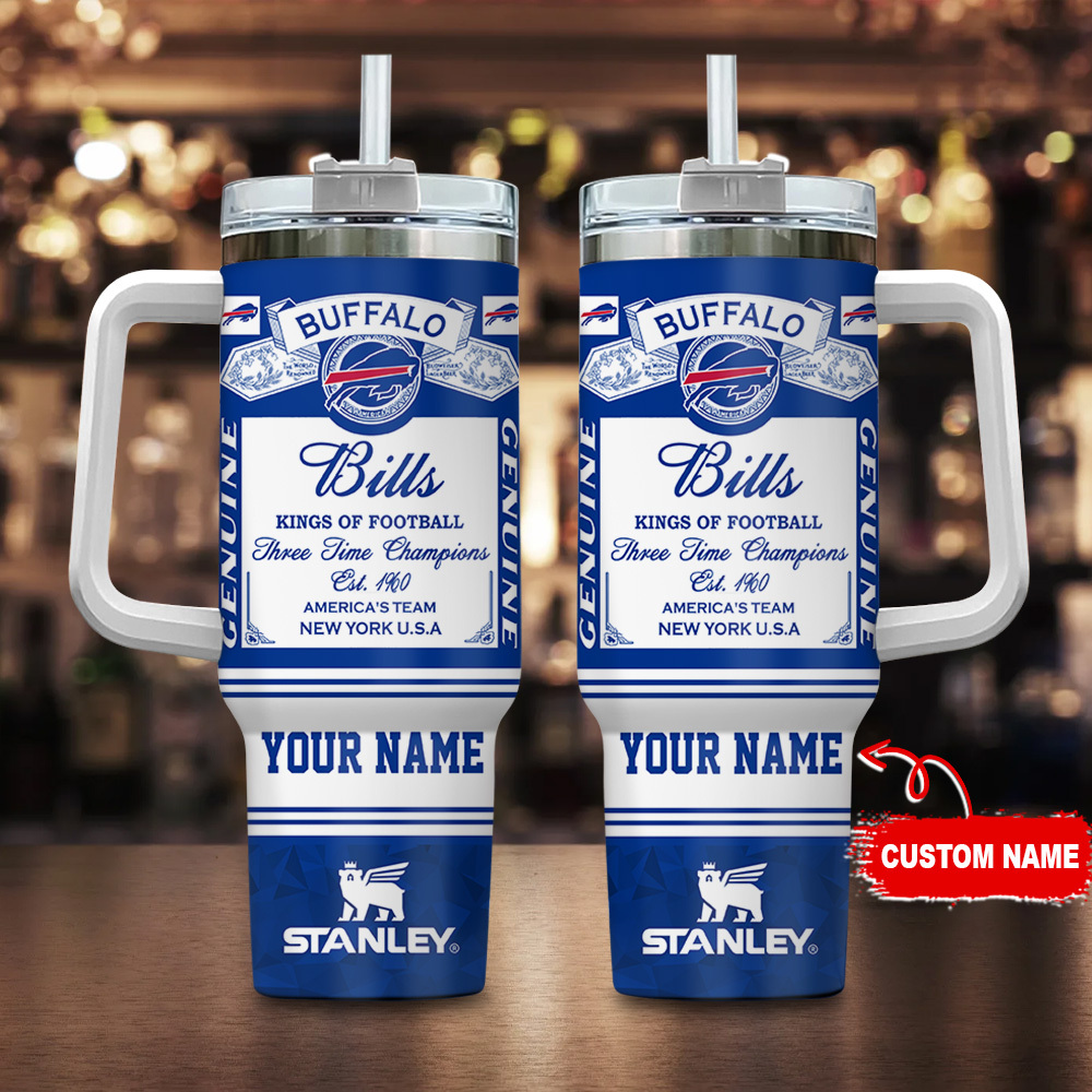 Buffalo Bills NFL Kings Of Football Custom Stanley Cup 40 oz 30 oz Tumbler With HandleTVC230183