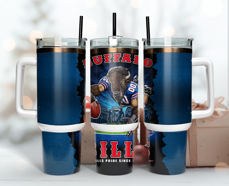 Buffalo Bills NFL Mascot Custom Stanley Cup 40 oz 30 oz Tumbler With HandleTVC2301144