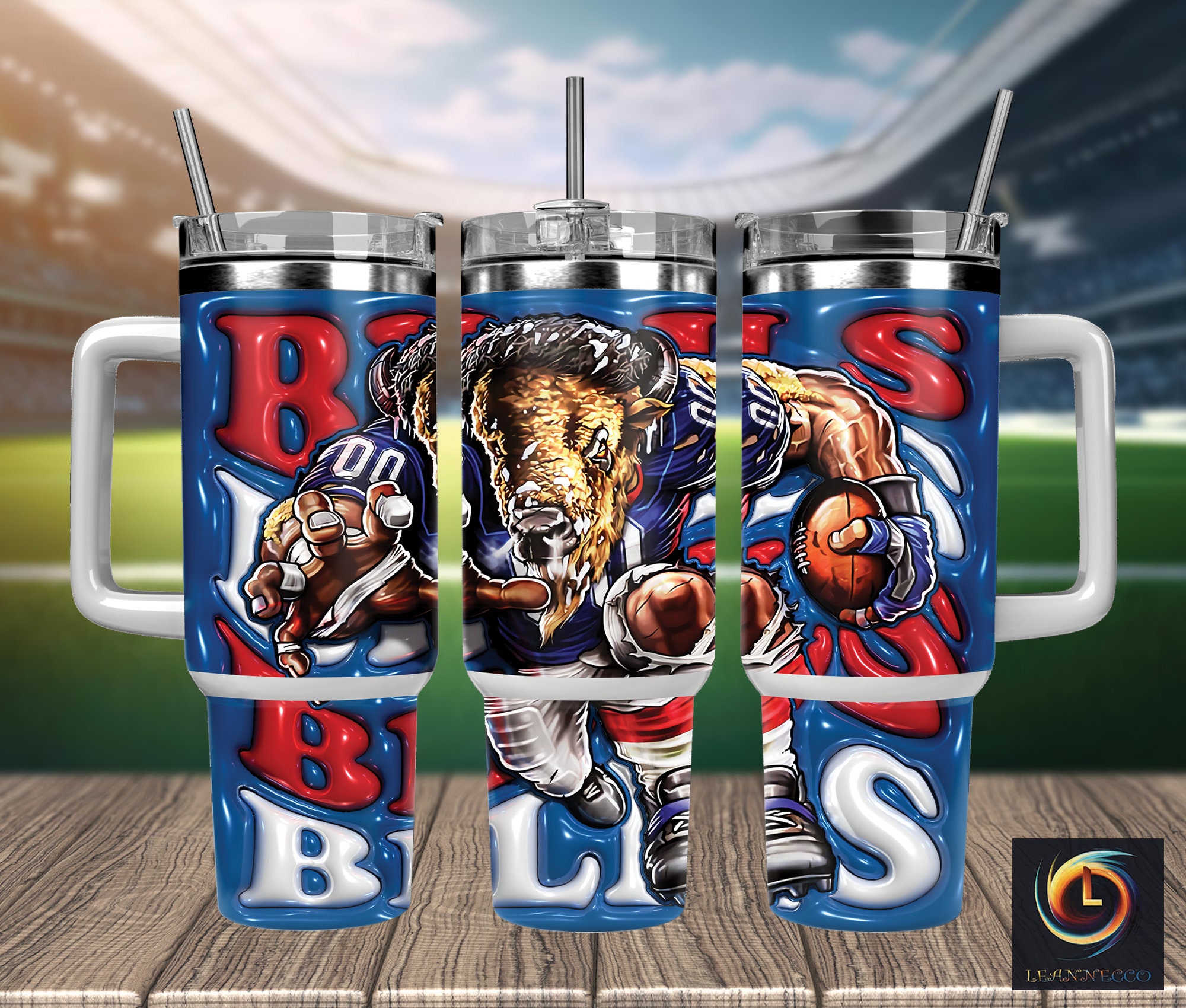 Buffalo Bills NFL Mascot Custom Stanley Cup 40 oz 30 oz Tumbler With HandleTVC2301988