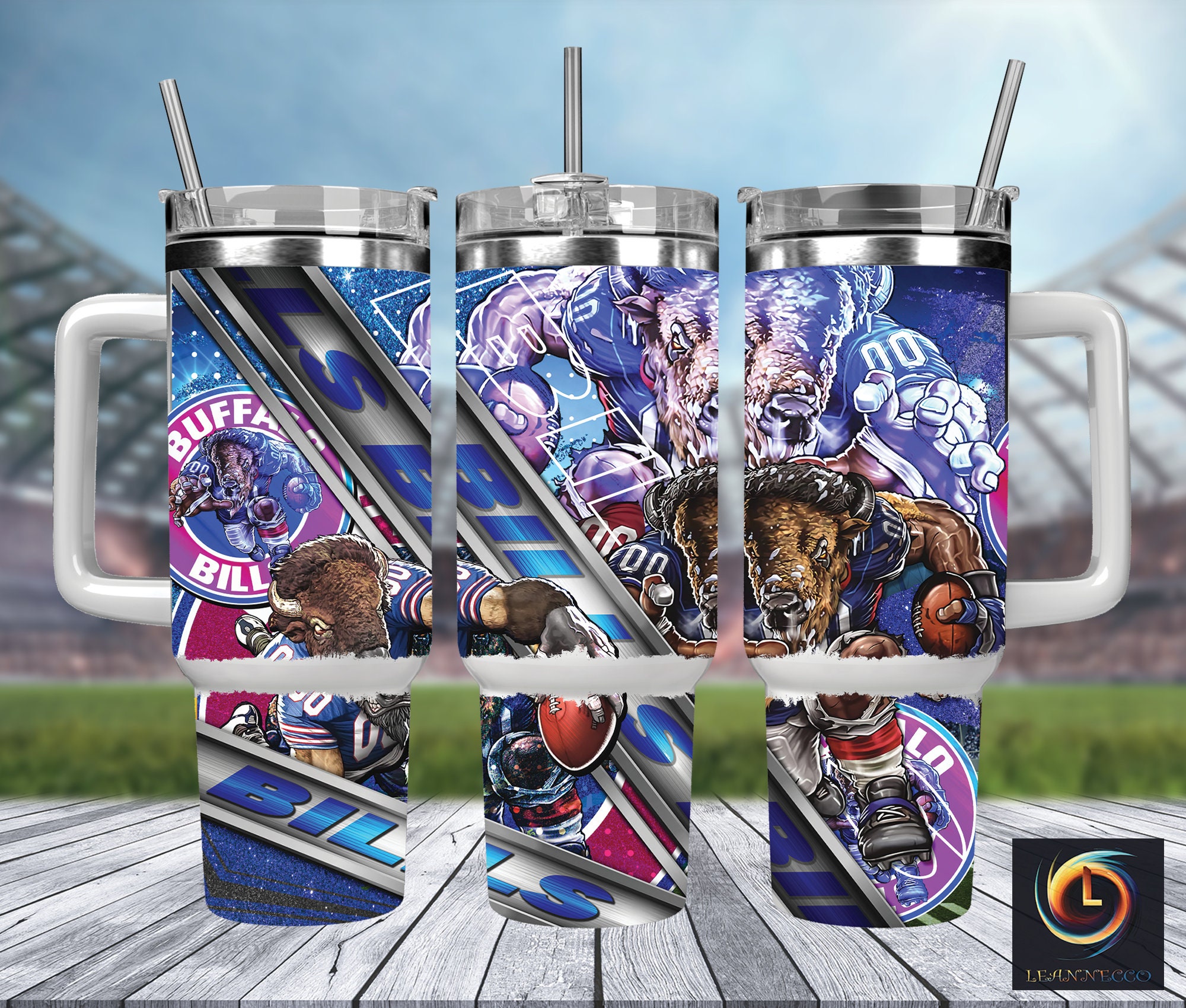 Buffalo Bills NFL Mascot Custom Stanley Cup 40 oz 30 oz Tumbler With HandleTVC2301989