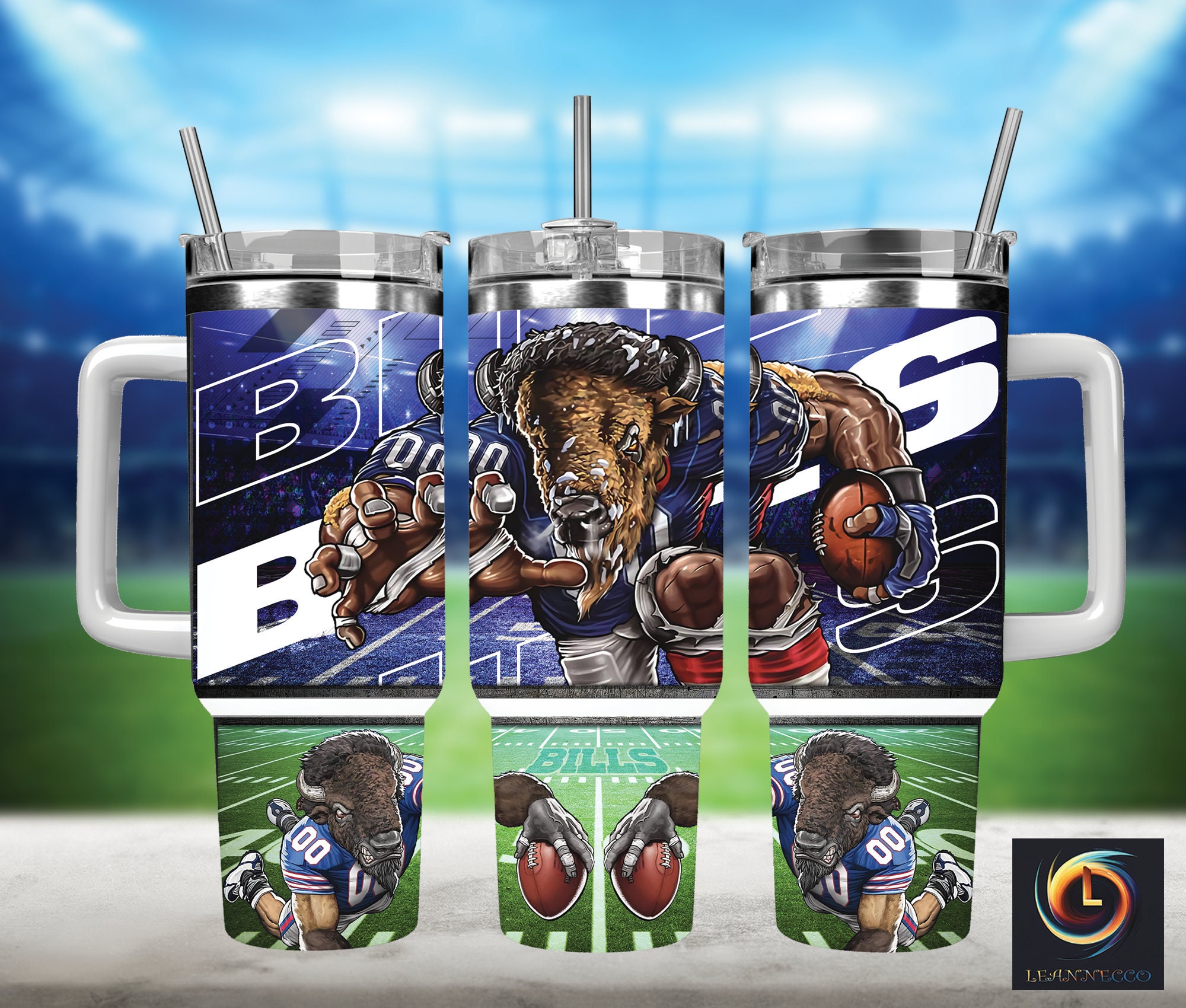 Buffalo Bills NFL Mascot Custom Stanley Cup 40 oz 30 oz Tumbler With HandleTVC2301990