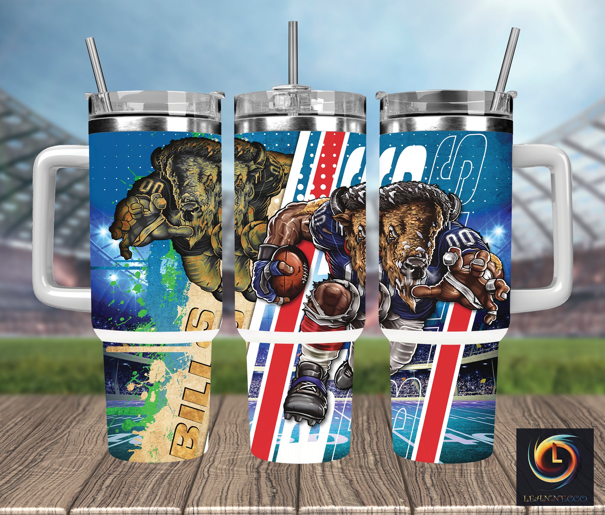 Buffalo Bills NFL Mascot Custom Stanley Cup 40 oz 30 oz Tumbler With HandleTVC2301991