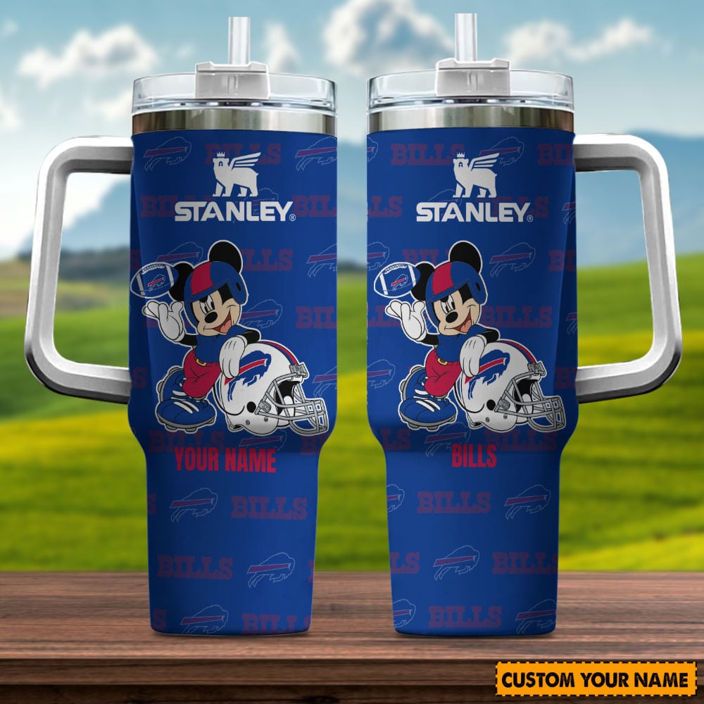 Buffalo Bills NFL Mickey Mouse Custom Stanley Cup 40 oz 30 oz Tumbler With HandleTVC230137