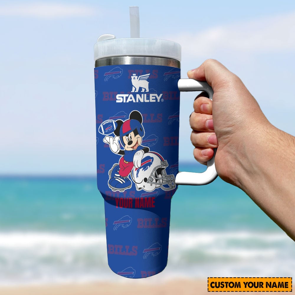 Buffalo Bills NFL Mickey Mouse Custom Stanley Cup 40 oz 30 oz Tumbler With HandleTVC230137 - Image 3
