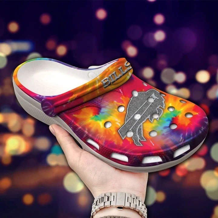 Buffalo Bills NFL Sport Crocs Crocband Clogs Shoes Comfortable For Men Women and Kids