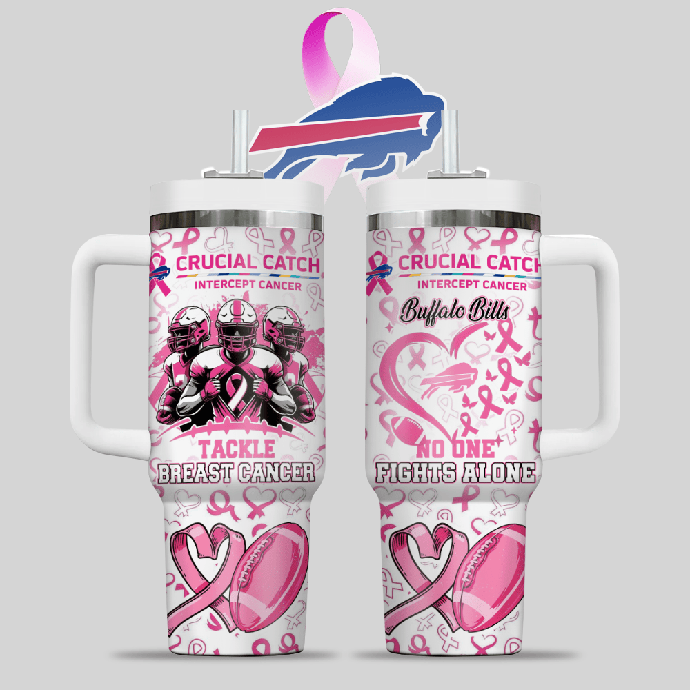 Buffalo Bills NFL x Breast Cancer Awareness Custom Stanley Cup 40 oz 30 oz Tumbler With HandleTVC2301124