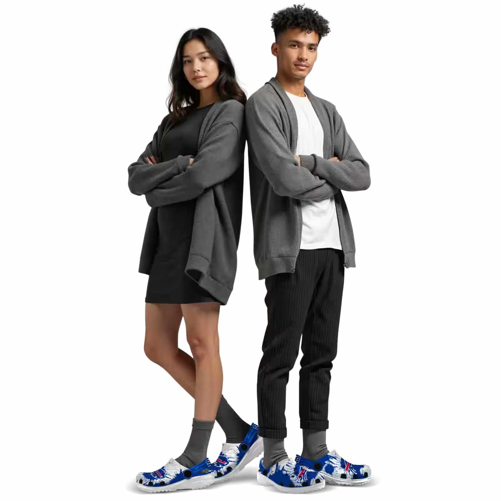 Buffalo Bills Splatter Graphics ClogTVC180100 - Image 7