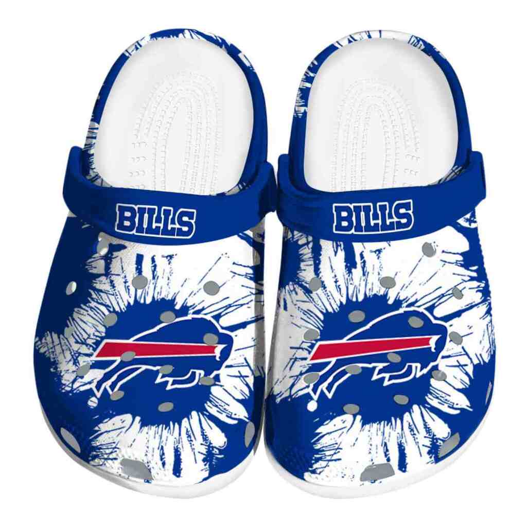Buffalo Bills Splatter Graphics ClogTVC180100
