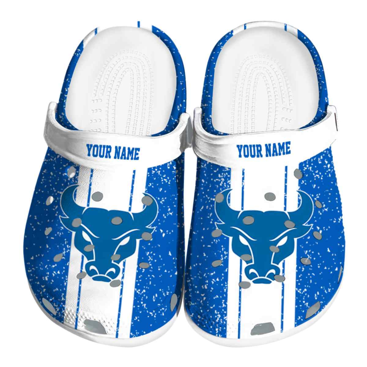 Buffalo Bulls NCAA Sport Crocs Crocband Clogs Shoes Comfortable For Men Women and Kids