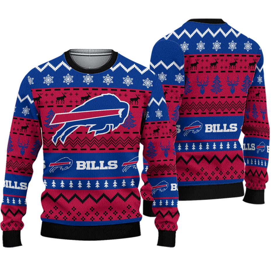 Buffalo Football Ugly Christmas Sweater