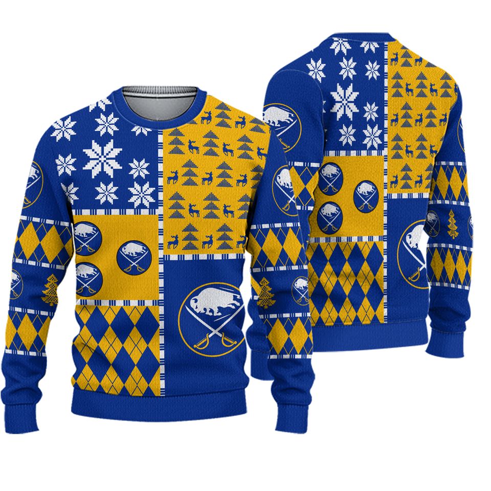 Buffalo Sabres Ice Hockey Christmas Ugly Sweater