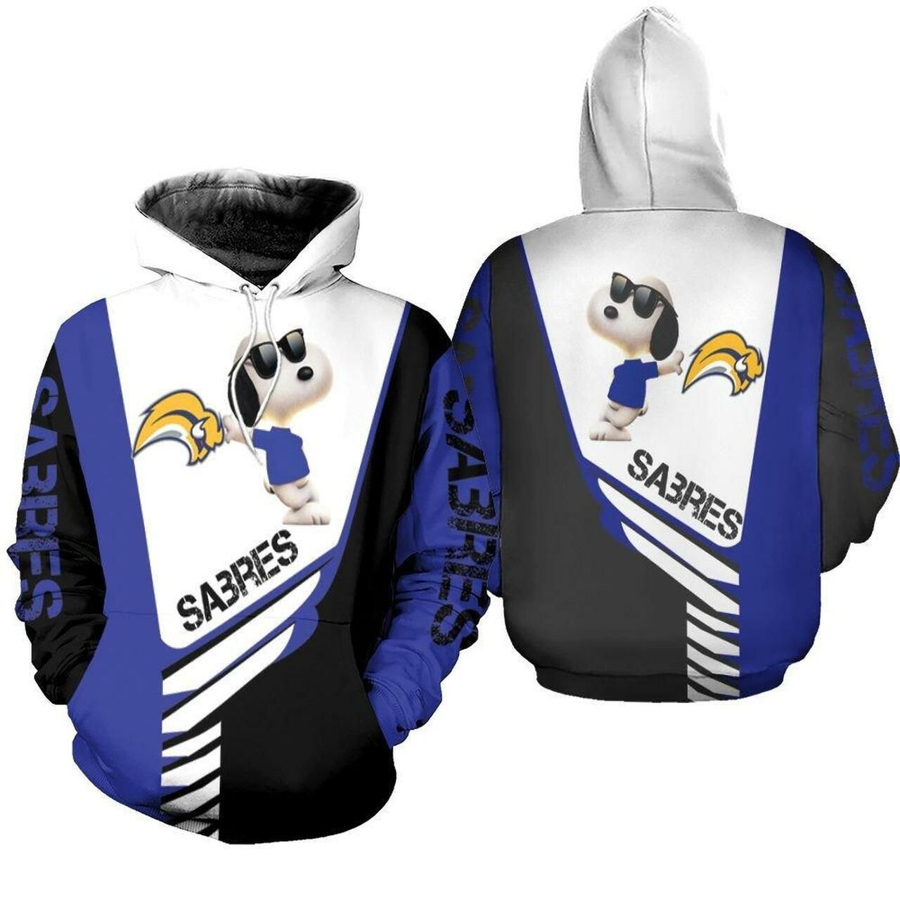 Buffalo Sabres Snoopy For Lover 3D All Over Print Hoodie, Zip Hoodie