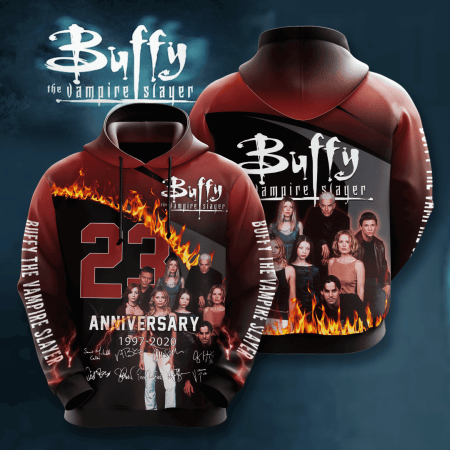 Buffy the Vampire Slayer 3D All Over Print Hoodie, Zip Hoodie