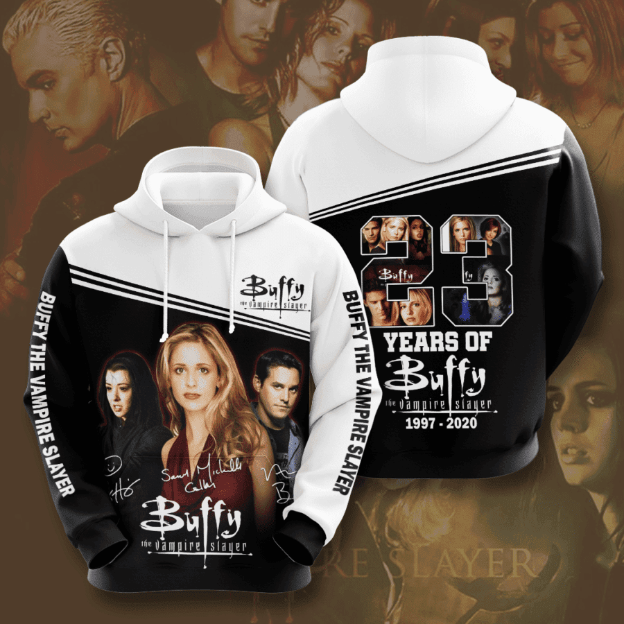 Buffy the Vampire Slayer 3D All Over Print Hoodie, Zip Hoodie